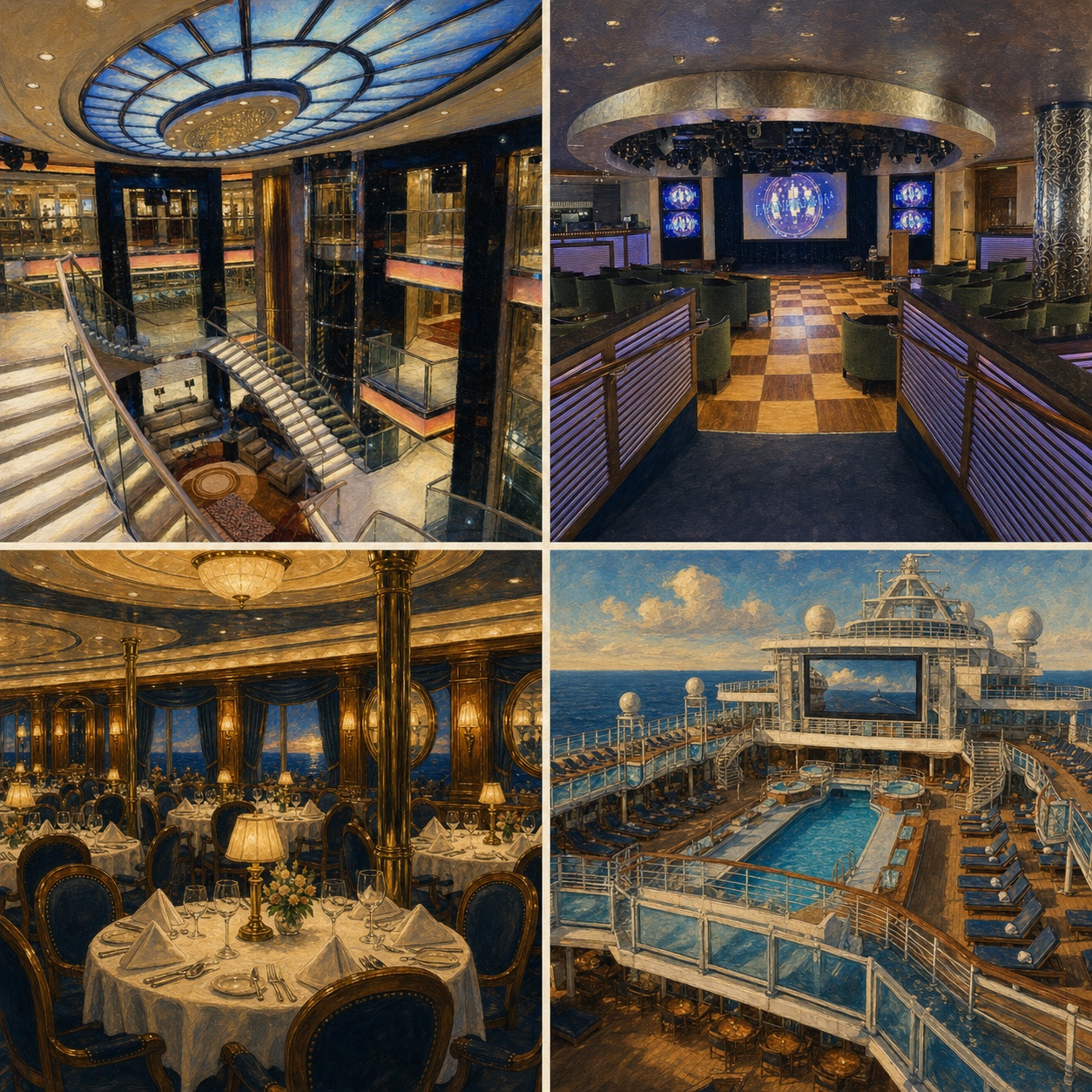 Azura: Three-deck Atrium