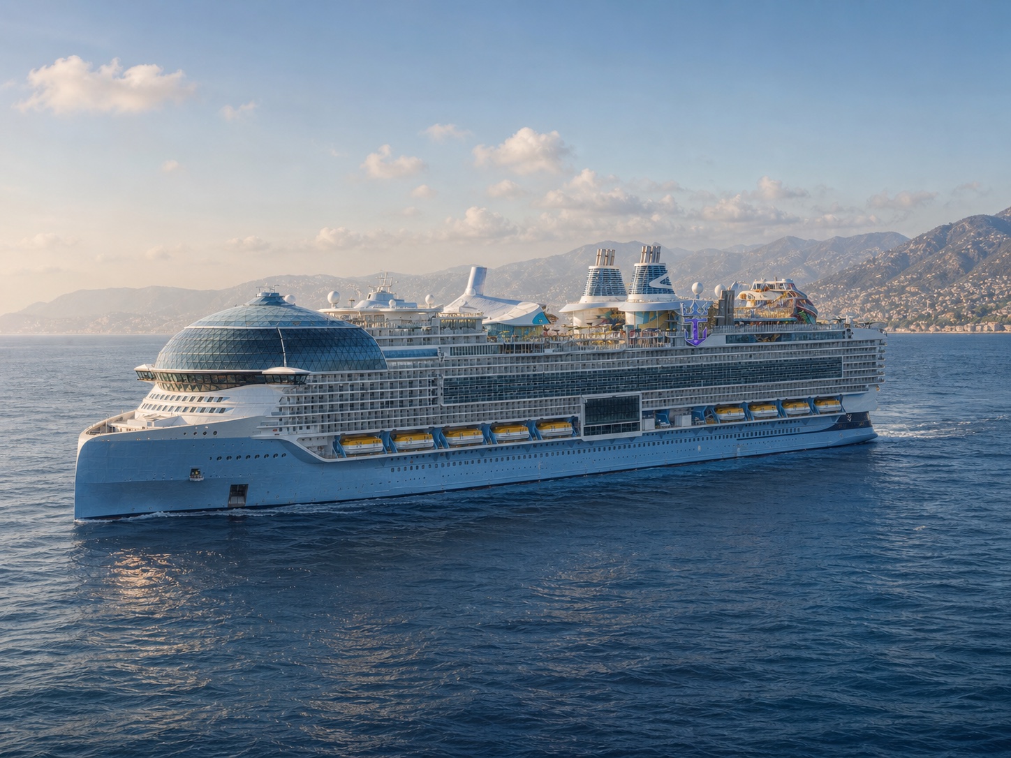 Original Elenel illustration representing Royal Caribbean
