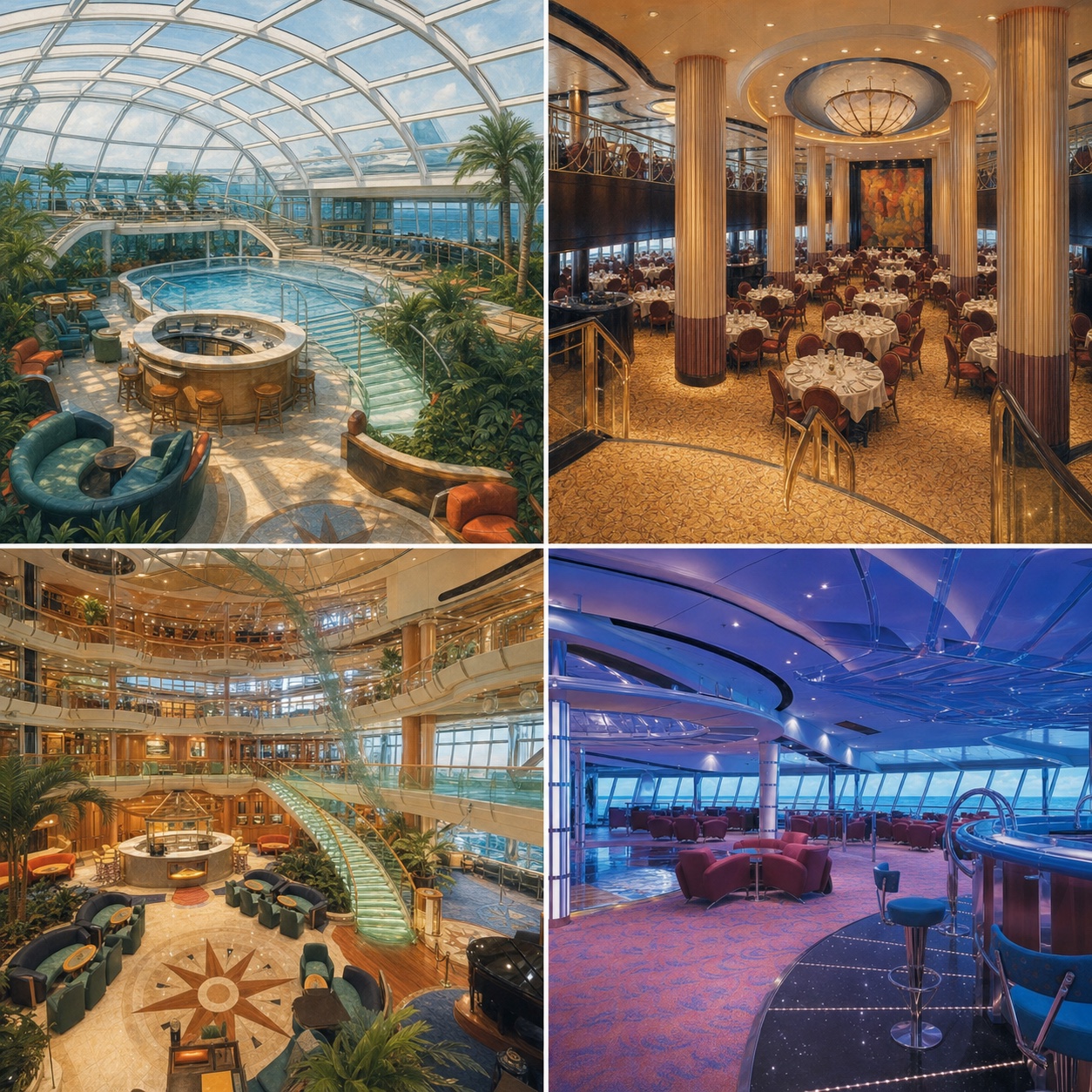 Serenade of the Seas: Glass-roofed Solarium