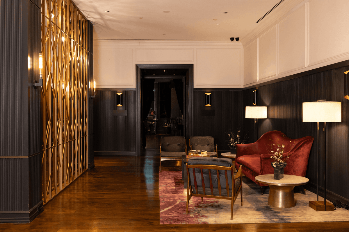 Lobby seating at Kixby New York