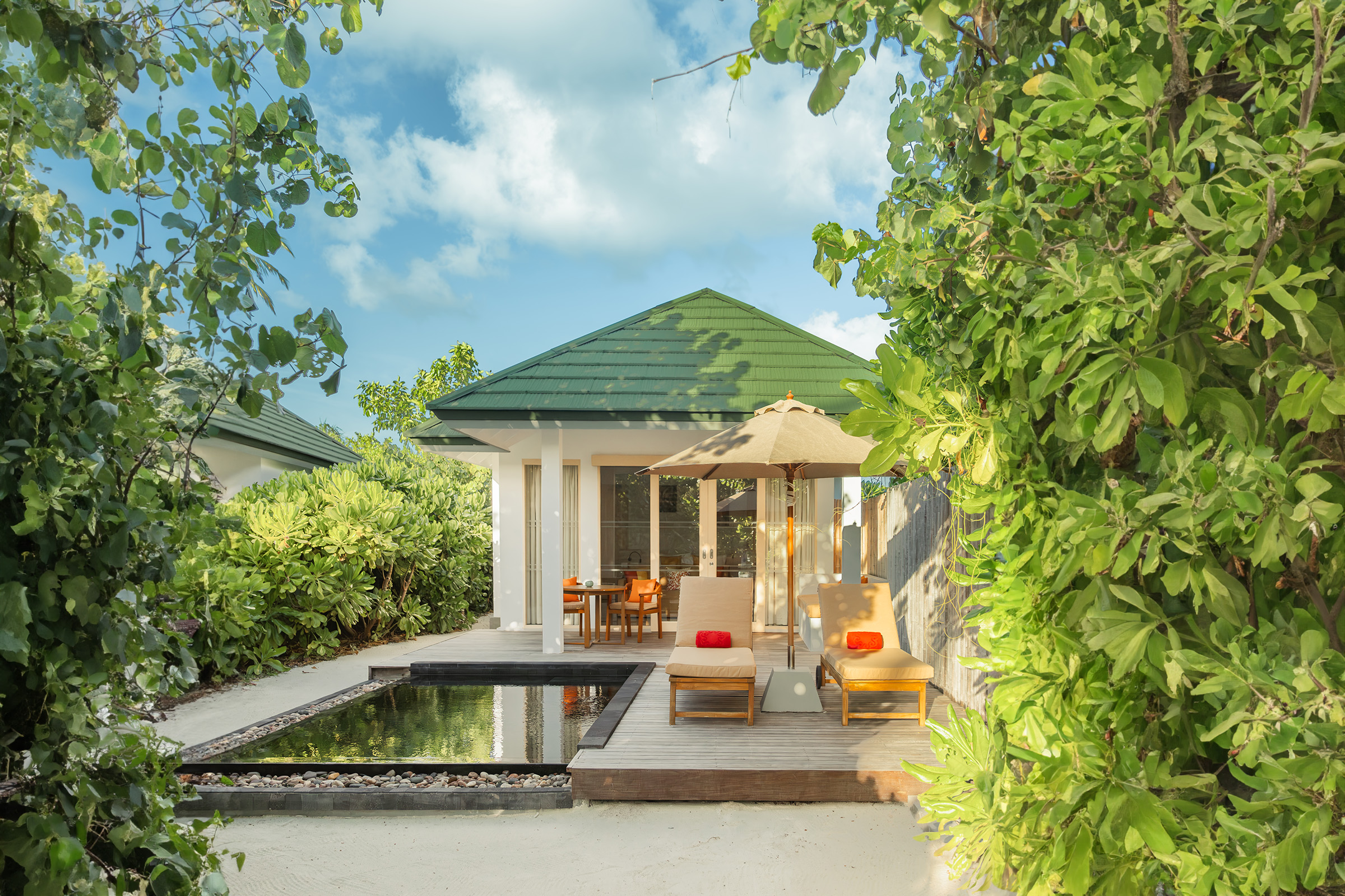 Sunset Pool Beach Villa · Private pool and sunset-facing terrace