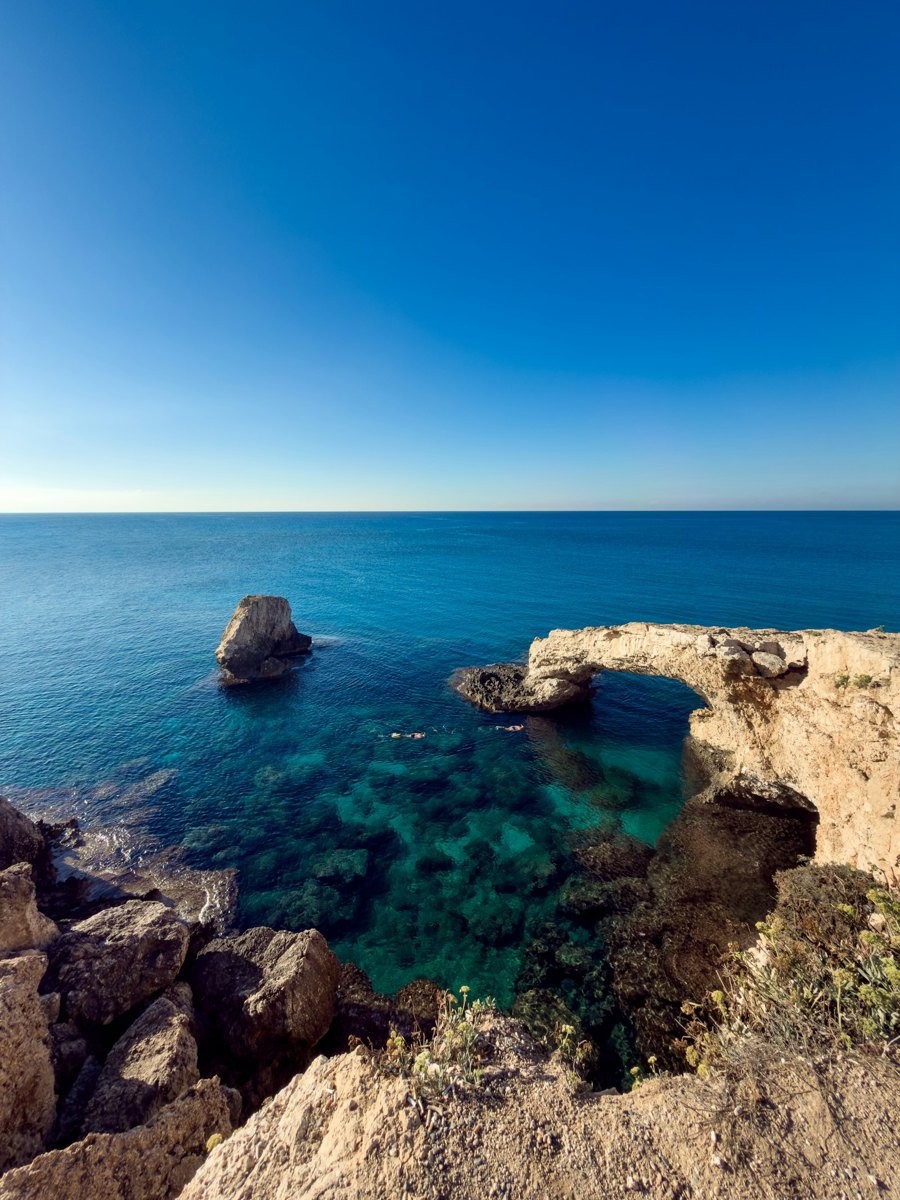 Natural sea arch at Ayia Napa — explore independently; excursion not included