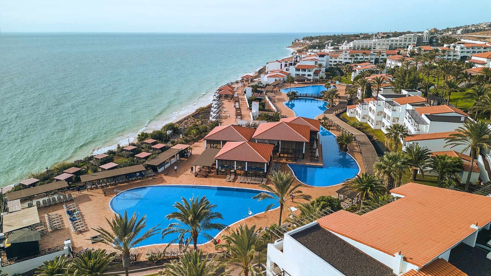 Resort and Fuerteventura coastline