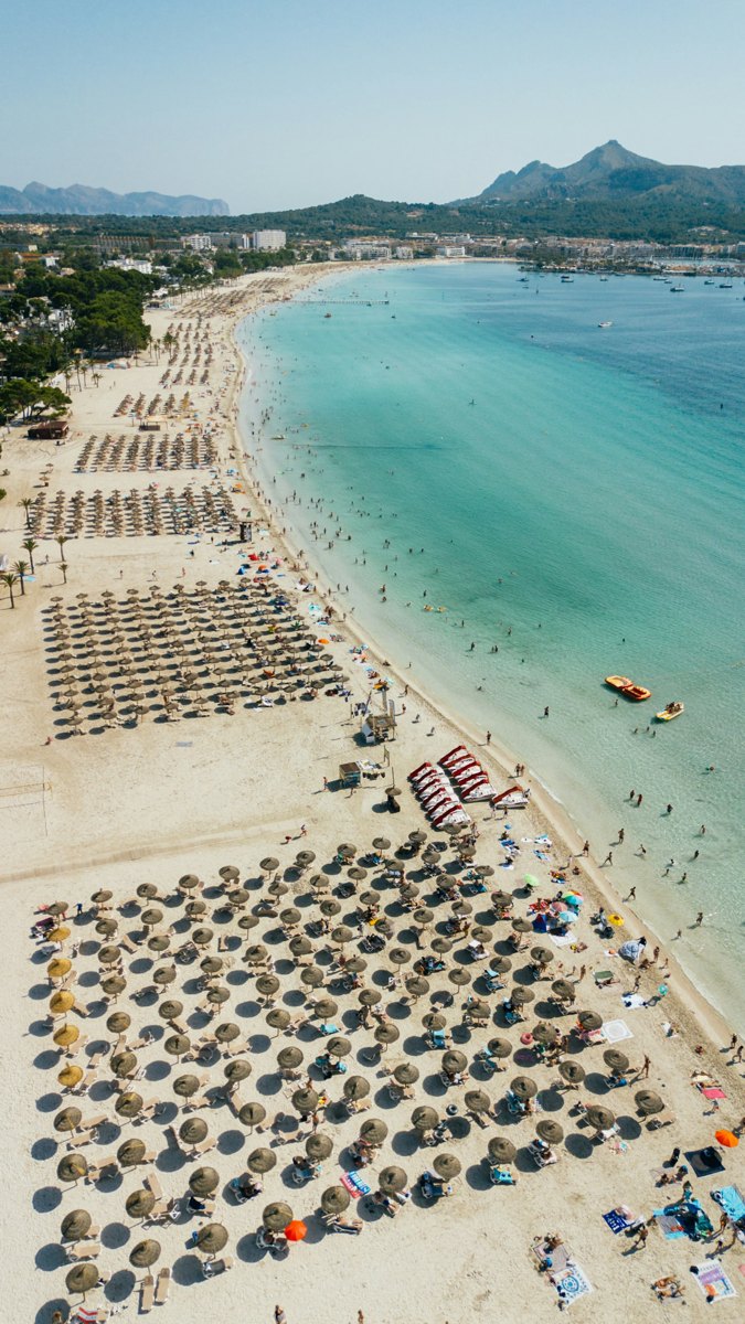 Alcudia beach — destination photograph, not the hotel grounds