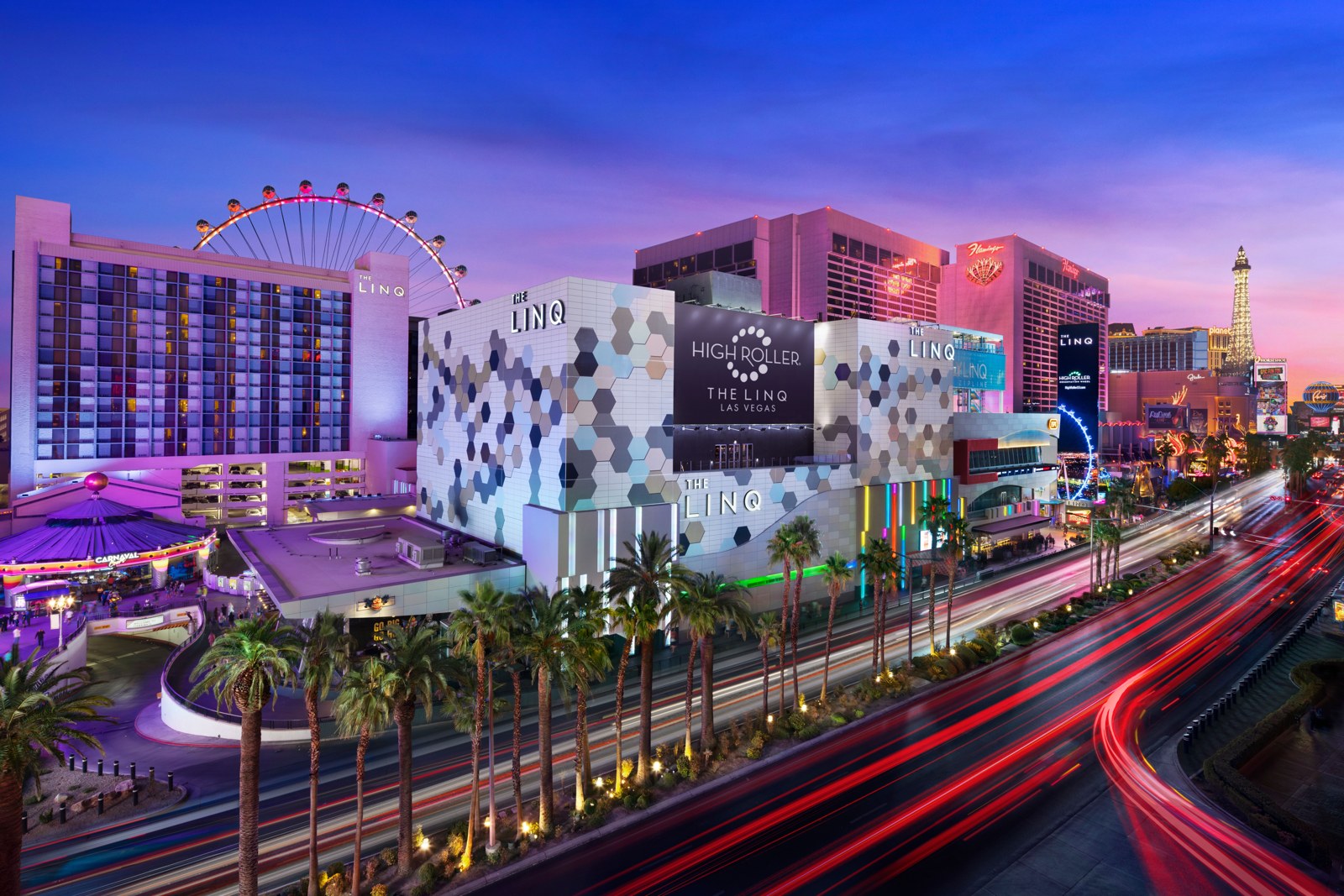 The LINQ · Hotel exterior on the Las Vegas Strip